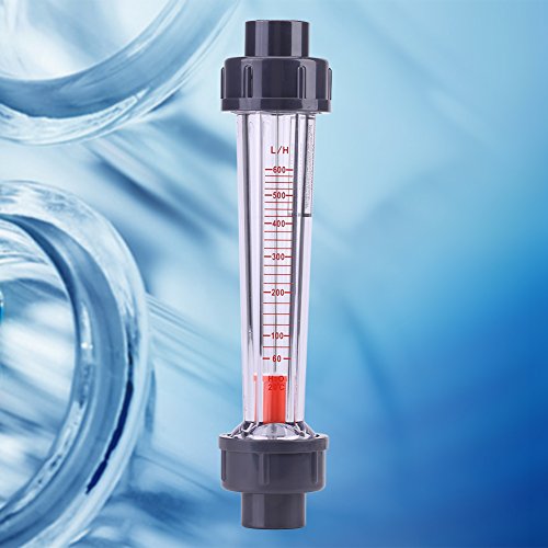 60-600L/H Rotametre Plastik Tüp Tipi Anlık Sıvı Su Akış Ölçer DN15 LZS-15 Oksijen Hava Akış Ölçer Gaz Debimetre için Oksijen