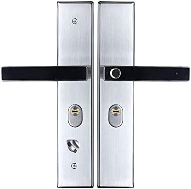 WNY Kapı Kilidi 1 Çift Parmak İzi Kolu Kapı Kilidi Elektronik Akıllı Ev Güvenlik Modern Anahtarsız parmak izi kilidi Kolu Kilidi