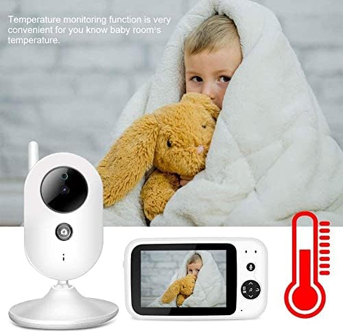 Kablosuz Video bebek izleme monitörü 3.5 LCD Dijital Ekran 2.4 GHz Sinyal İletim Gece Görüş İki Yönlü Konuşma Sıcaklık Sensörü