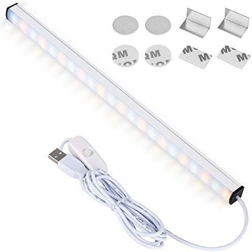 Mutfak ışıkları dolap ışıkları LED çubuk ışıkları Tezgah Altı aydınlatma Armatürleri USB ile Çalışan LED ışık çubuğu Tezgah Altı
