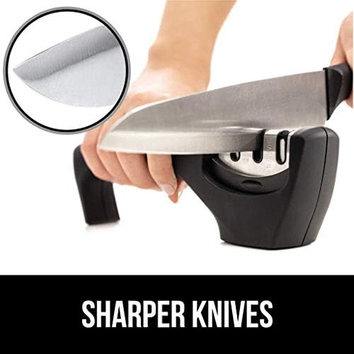 GorNorriss Mutfak Bıçağı Aksesuarları Bıçak Bileyici, 3 Aşamalı Bıçak Bileyici, Bıçakların Onarılmasına, Onarılmasına ve Parlatılmasına