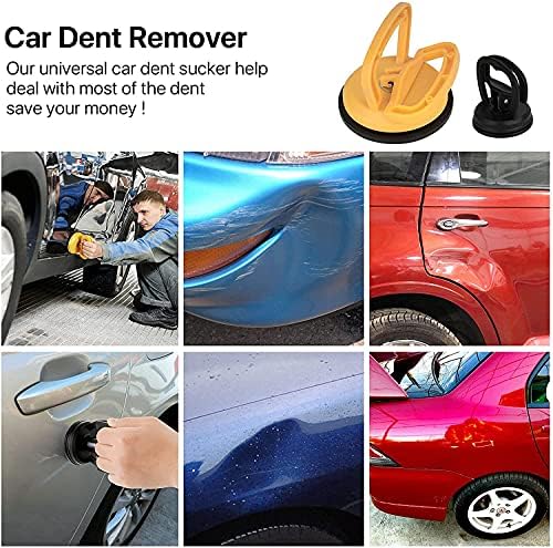 Profesyonel Araba Dent Çektirme, 3 Paketleri Araba Dent Sökücü Araçları, vantuz Dent Çektirme Seti için Araba Dent Onarım, Cam,