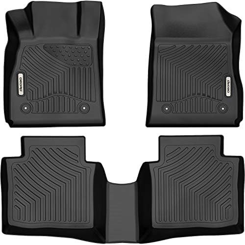 OEDRO Paspaslar 2014-2020 Chevrolet Impala ile uyumlu, Benzersiz Siyah TPE Tüm Hava Koruması 1. ve 2. Sırayı içerir: Ön, Arka,
