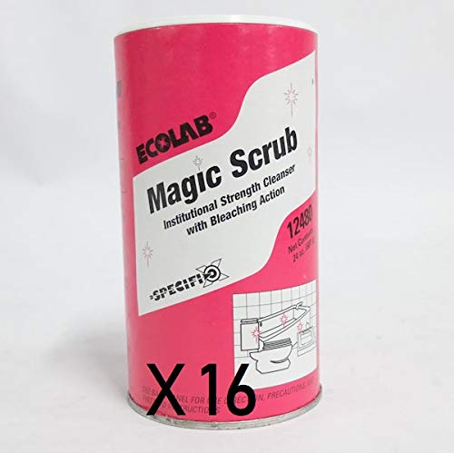 Ecolab Magic Scrub Toz Temizleyici 24 oz-16 Kutu