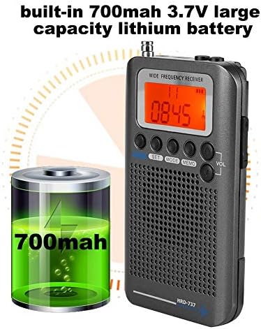 AM / FM / Kısa Dalga Radyo, Taşınabilir Radyo Pille Çalışan AM FM Dört Arama Modu ile Kompakt Radyo Çalar Mini Radyo Alıcısı