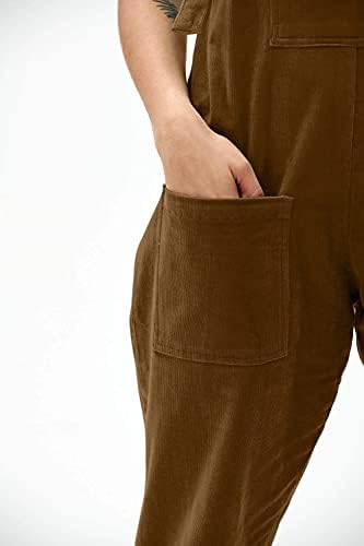 GOBLES kadın Rahat Ayarlanabilir Öz Kravat Askıları Tulumlar Baggy Önlük Pantolon Damla Kasık Tulum