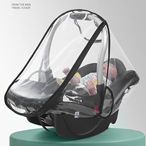 Evrensel Araba Koltuğu yağmur kılıfı Bebek Taşıyıcı Raincover EVA Şeffaf Araba Koltuğu Hava Kalkanı Bebek Sepeti Raincover Su