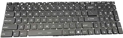 MSI WE75 Siyah ABD İngilizce Sürümü için Laptop Klavye
