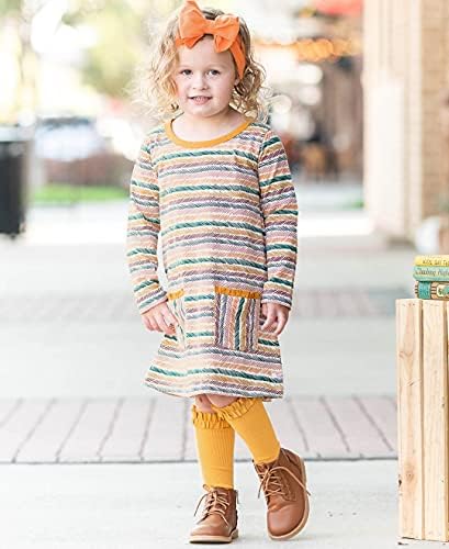 RuffleButts ® Bebek / Yürümeye Başlayan Kızlar Flowy Cep Elbisesi