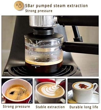 Raxınbang kahve makineleri Yeni Espresso Makinesi Kahve Makinesi Uyumlu Kapsül Ev Yarı Otomatik Espresso Makinesi Buhar Süt Köpüğü