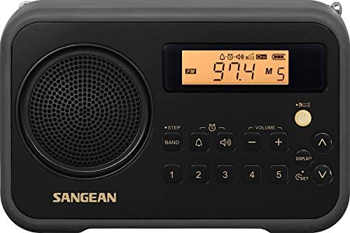 Sangean SG-104 AM / FM Saat Taşınabilir Dijital Radyo