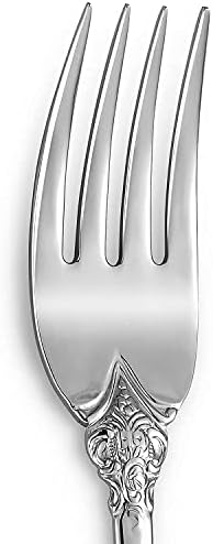 KEAWELL Gorgeous Salad Forks Tatlı Çatal Seti, 4'lü Set, 18/10 Paslanmaz Çelik, 7 İnç, Bulaşık Makinesinde Yıkanabilir, Ayna