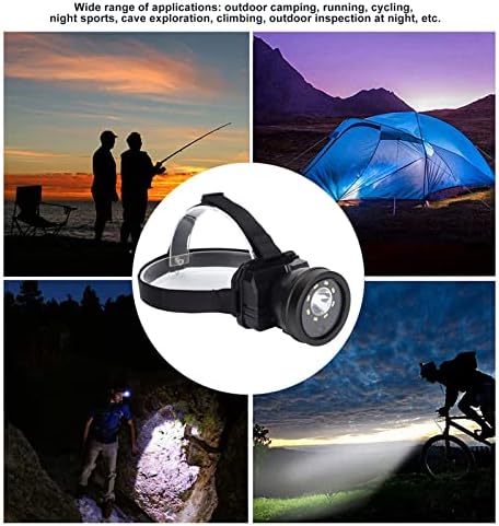 Entatial Far Kamera, şarj Edilebilir Kafa Monte Video Kaydedici Yürüyüş Kamp dişli için led ışık ile