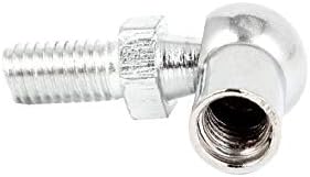 X-DREE 8mm Diş Çapı Makine L Şekilli Bilyalı Mafsal Rod End Rulman (8mm Çap) L Rodamiento de extremo de varilla de rótula en