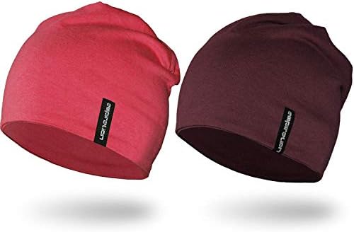 EMPİRELİON 9 Çok Fonksiyonlu Hafif Kasketleri Şapkalar 2 Paket, koşu Kafatası Kap Kask Astar Uyku Erkekler Kadınlar için Caps