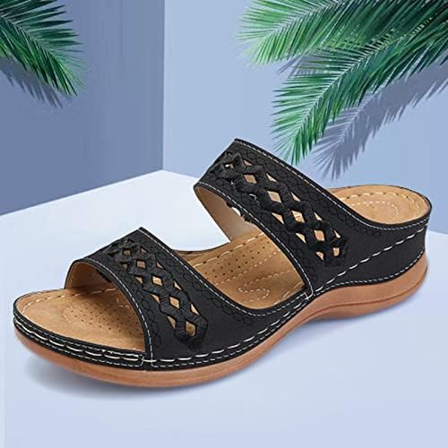Platform sandaletler kadınlar için sandalet ayakkabı takozlar moda toka kayış sandalet yaz ayakkabı kadınlar için