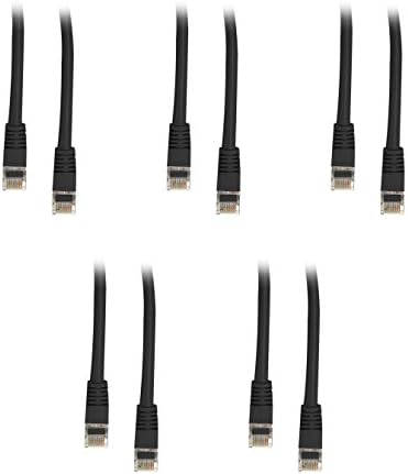 Korumalı Cat5e Ethernet Kablosu, 24AWG, RJ45 Altın Plakalı Konnektör, ETL, Takılmayan Kalıp Önyükleme 4 Çift Telli Bakır Korumalı