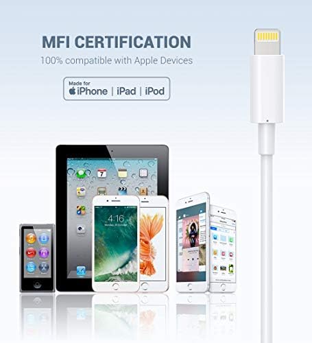 MFi Sertifikalı iPhone şarj kablosu - Novtech 3 Paket 3FT Yıldırım Kablosu-iPhone USB şarj kablosu için iPhone 13 Pro Max 12