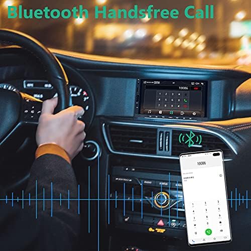 Apple CarPlay ve Android Auto özellikli 7 inç Dokunmatik Ekranlı Çift Din Araç Stereo, Bluetooth ve AHD Yedekleme Kameralı Multimedya