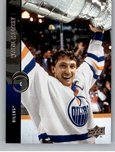 2019-20 Üst Güverte 30 Yıl Üst Güverte Hokeyi UD30-5 Wayne Gretzky Edmonton Oilers Resmi NHL Ticaret Kartı UD