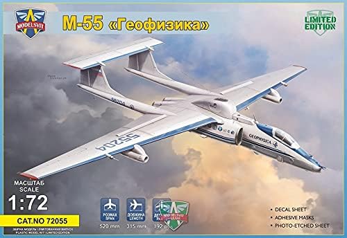 ModelSvit 72055-1 / 72 M-55 Jeofizik Araştırma Uçağı Ölçekli Model Plastik
