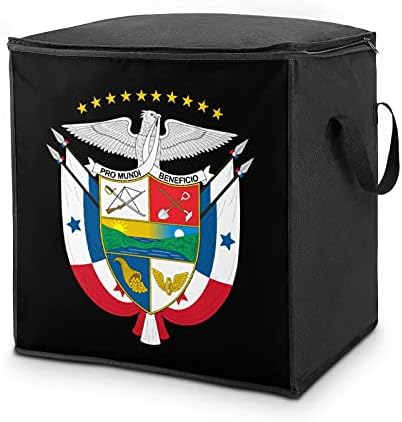 Panama Cumhuriyeti Arması. Büyük yorgan saklama çantası organizatör kutusu fermuar üst giysi yastık yorgan için