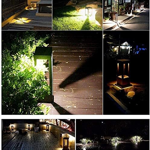 WANGYONGXİANG Sonrası Lamba, Açık Çim Bahçe Villa Avlu Çim Lambası, Peyzaj Açık Zemin Lambası, LED Sütun Kafa Lambası IP55 Su