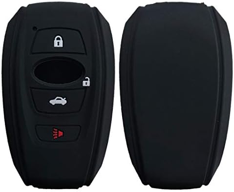 2 Adet Keyless4U Silikon 4 Düğmeler Anahtar Fob Vaka Kapak Koruyucu Tutucu Ceket ıçin Subaru Outback Forester Stı XV Crosstrek
