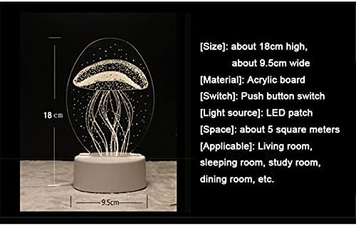 Gece lambası lamba çocuklar için bebek kreş çocuk aydınlatma 3D dinozor ışıkları kale ışıkları denizanası ışıkları garip yaratıcı