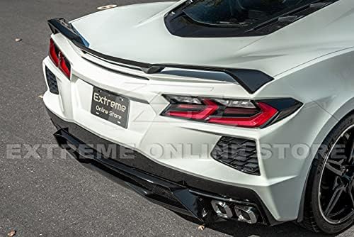 Extreme Online Mağaza 2020-Present Chevrolet Corvette C8 Modelleri için Yedek / GM Fabrika Z51 Tarzı Arka Bagaj Kapağı Kanat