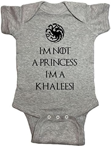 Oyun Thrones Bebek Tek Parça Im Değil Bir Prenses Im Bir Khaleesi Bodysuit