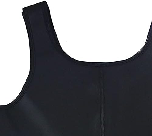 ChyJoey Spor Sauna Takım Elbise için Erkek Kilo Kaybı Karın Kontrol Shapewear Tops, zayıflama Bel Düzeltici Gömlek için Bel Zayıflama