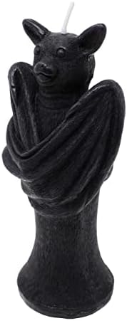 Gotik Yarasa Şekilli Mum, Yarasa Kafatası İçinde Eridiğinde, ev Dekorasyon Vegan Dostu 100 % Sebze Balmumu 6x3 inç Gute tarafından