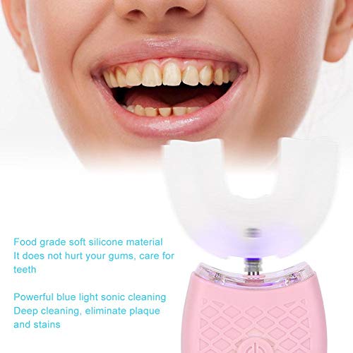 Elektrikli Diş Fırçası U-şekilli Yetişkin Elektrikli Diş Fırçası Otomatik Temizleme Diş Fırçası Ağız Bakımı Aracı Yumuşak Silikon