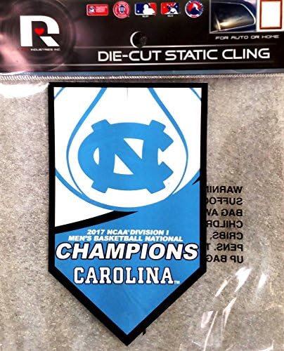 Rico Industries NCAA North Carolina Tar Heels Spor Fan Otomotiv Çıkartmaları, Bebek Mavisi ve Beyaz, bir Boyut