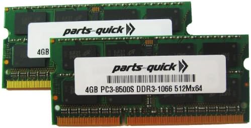 parçaları-hızlı 8 GB 2X4 GB PC3-8500 1067 MHz DDR3 Bellek ile Uyumlu Apple MAC SODIMM 204 pin RAM