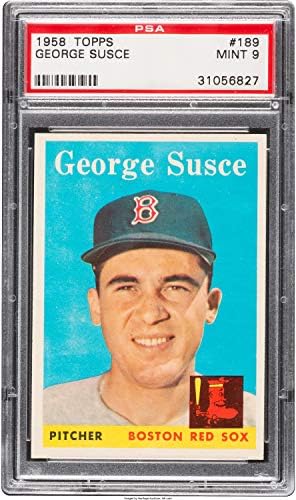 1958 Topps George Susce PSA 9 Beyzbol Kartı 189