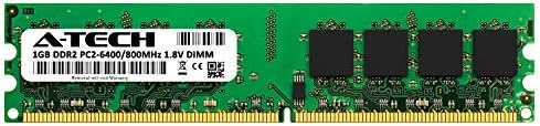 Kingston KVR800D2N6 için A-Tech 1 GB RAM Değiştirme / 1G / DDR2 800 MHz PC2-6400 UDIMM Olmayan ECC 240-Pin DIMM Bellek Modülü