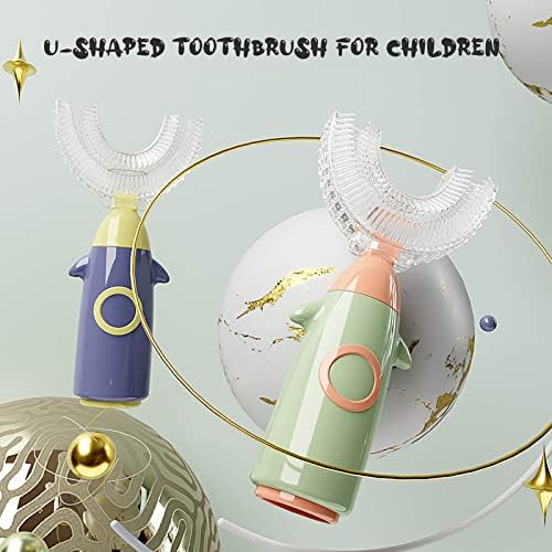 Çocuk U - Şekilli Diş Fırçası Silikon Diş Fırçası Bebek Gıda Sınıfı Silikon Diş Fırçası (GN1)