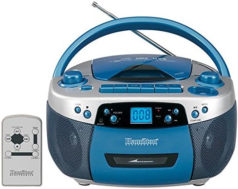 HamiltonBuhl MPC-5050PLUS USB, MP3, CD, Kaset Kaydedici ve AM / FM Radyo Boombox