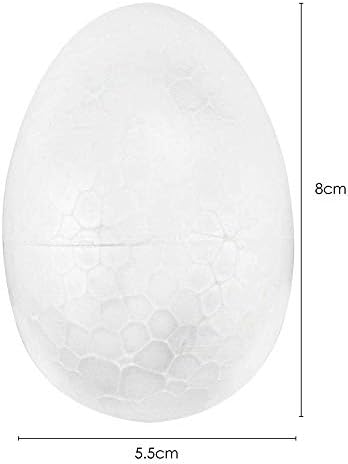 HGFD Paskalya Yumurtaları 12 Adet Paskalya Köpük Yumurta Beyaz Zanaat Yumurta Kendi El Sanatları Desen Dekorasyon Oluşturmak,