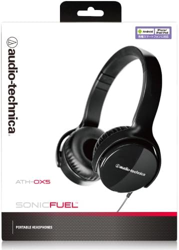 Audio Technica Sonic Fuel ATHOX5BK Kulak Üstü Kulaklıklar, Siyah