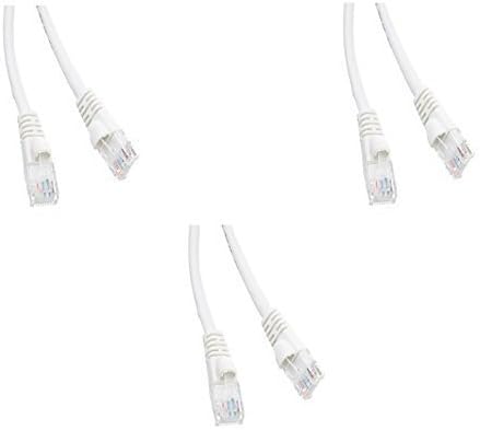 CAT5E Ethernet Yama Kablosu, Takılmayan/Kalıplanmış Önyükleme, 3 Ayaklar, 3 Parça (ED745721)