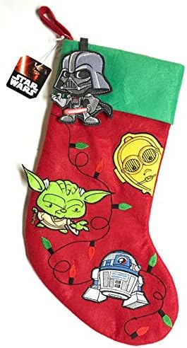 Yıldız Savaşları Peluş Noel Çorabı (18 Boyunda)