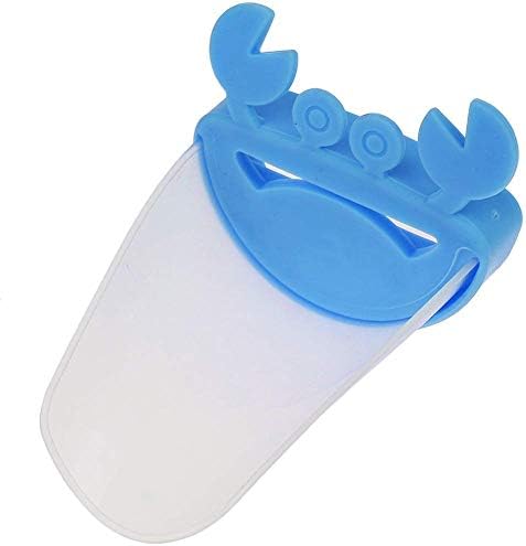 Bebek Plastik Musluk Genişletici Güzel Yengeç Şekli banyo lavabo musluğu Genişletici Çocuklar için, Yeni Yürümeye Başlayan Çocuklar,