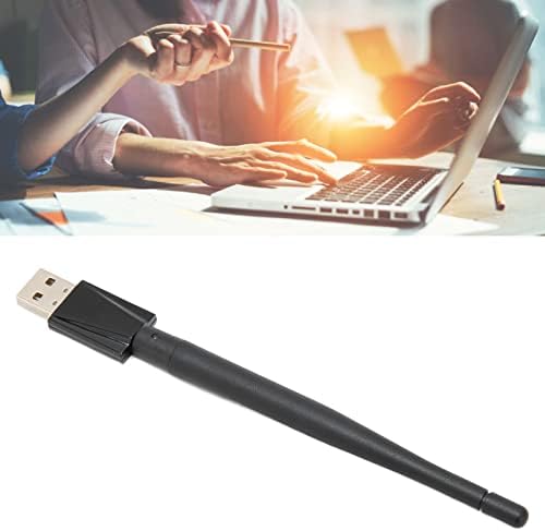 Heayzoki WiFi Dongle Esnek Anten, USB WiFi adaptörü Istikrarlı Sinyal Yüksek Hızlı 2.4 G 5.8 G Dual Band WiFi Kablosuz Ağ Kartı