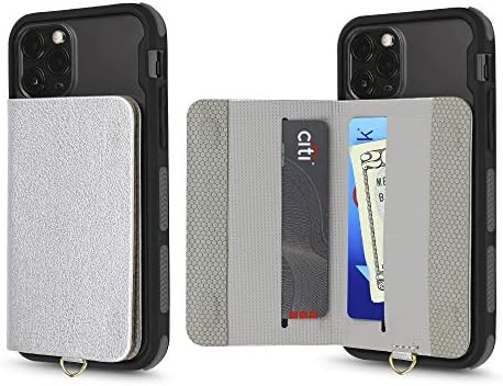 Cep Telefonu ve Kredi kartı tutucu ile Crossbody ve Bilek Sapanlar, sopa-On Cüzdan w / RFID Koruma Çoklu Kart Yuvaları Şeffaf