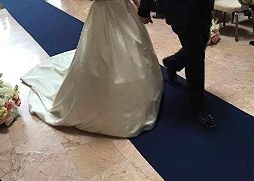 Düğün Aksesuarları Süslemeleri 3×66 ft Koyu Mavi Koridor Koşucu Halı Koridor Zemin Koşucu Düğün Parti için Kapalı ve Açık