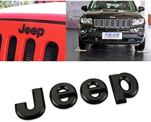 Metal Siyah için Fit Jeep Amblem Araba Sticker Rozet Çıkartması için Fit Jeep Aksesuarları