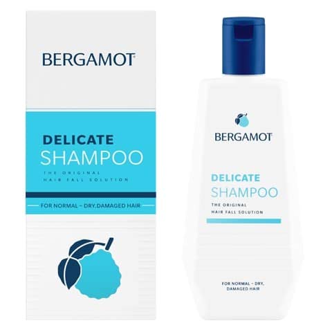 BERGAMOT Normal ve Kuru/Hasar Görmüş Saçlar için Orijinal Narin Şampuan 10.48 Fl Oz. (6 Paket)